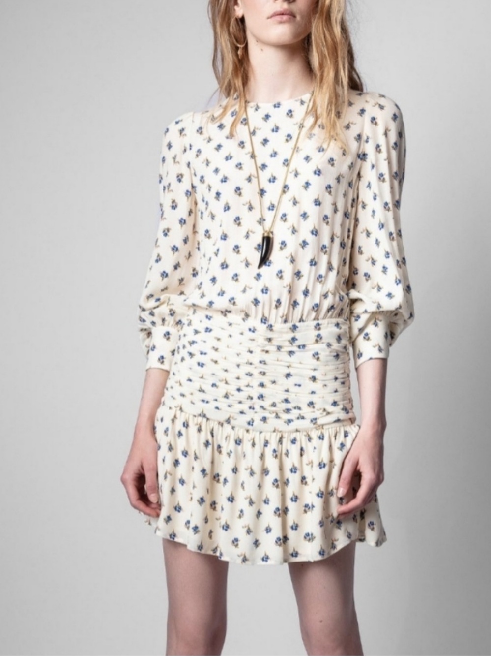 Zadig and Voltaire Rafala light flower mini dress Size Small